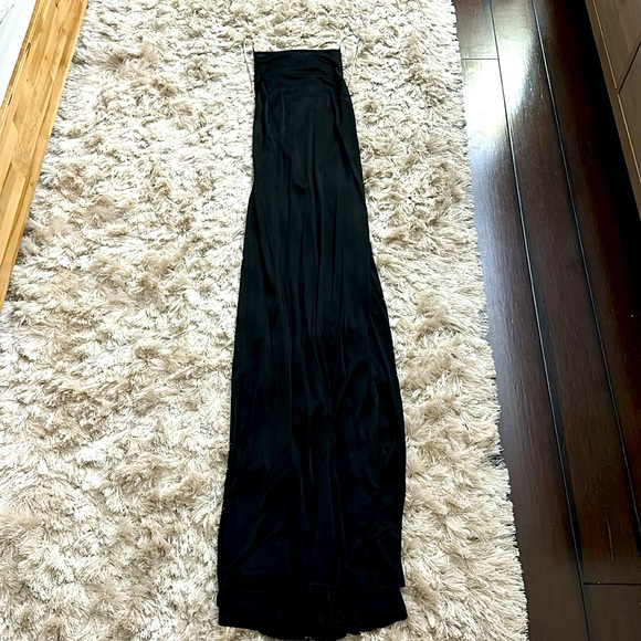 Helene Zubeldia backless chain strap viscose gown size M - Picture 3 of 4